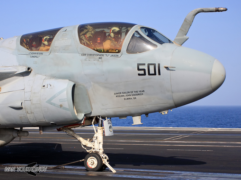 Illustration for article titled The EA-6B Prowler's Last Cruise Is Showcased In These Exclusive Photos